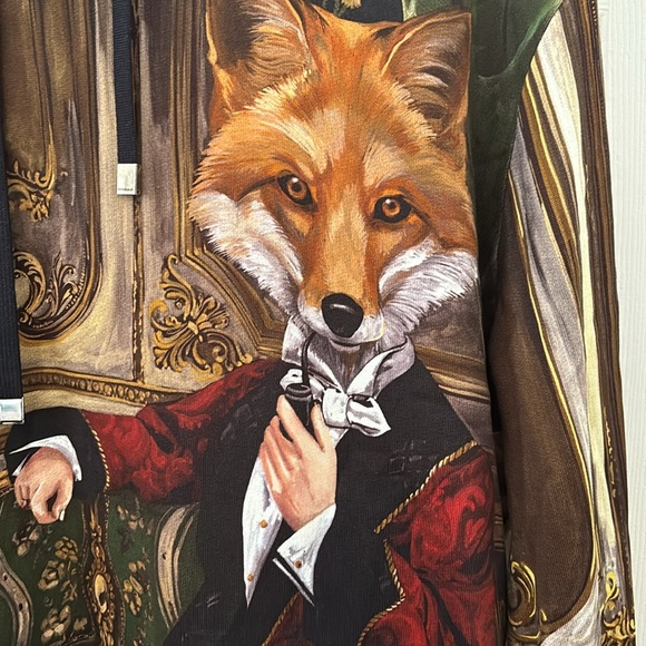 Dolce & Gabbana Fox Sweatshirt ( Hoodie ) For Men - Picture 2 of 12